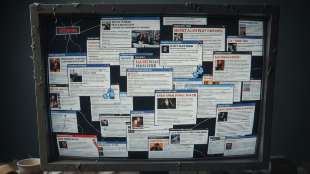 Traditional threat intelligence showing overwhelming data